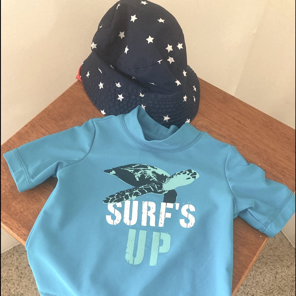 Baby Rashgaurd and hat